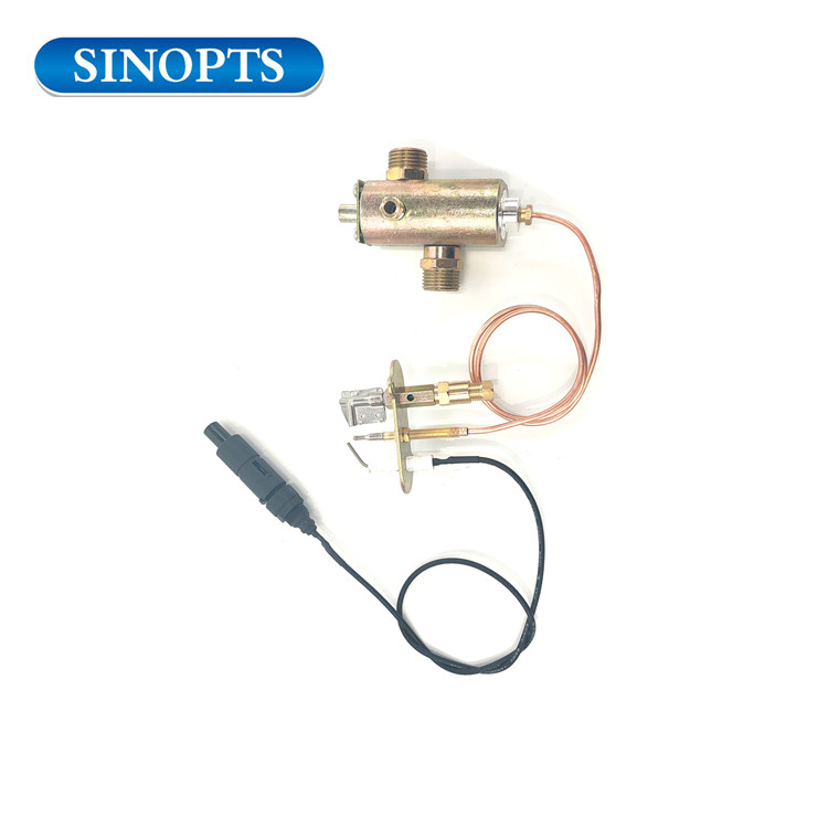 Запасные части для газового нагревателя, регулирующий клапан системы горелки с пьезо воспламенителем и пилотным узлом