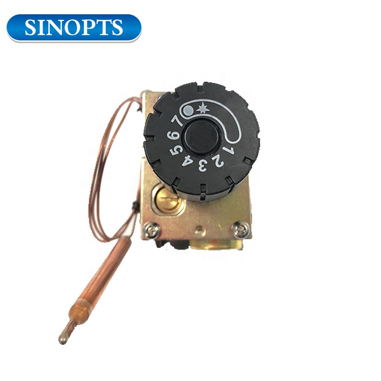 Комбинированный термостатический газовый термостатический клапан Sinopts 13-43 ℃